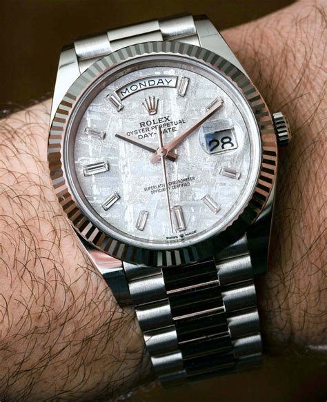 rolex white dial day date|rolex day date 228239.